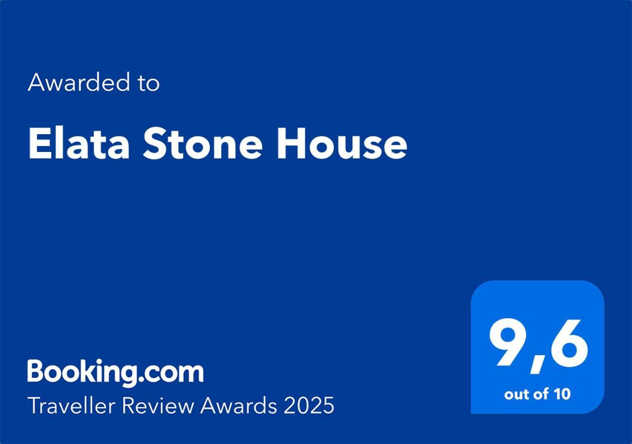 Elata Stone House Villa Exteriör bild